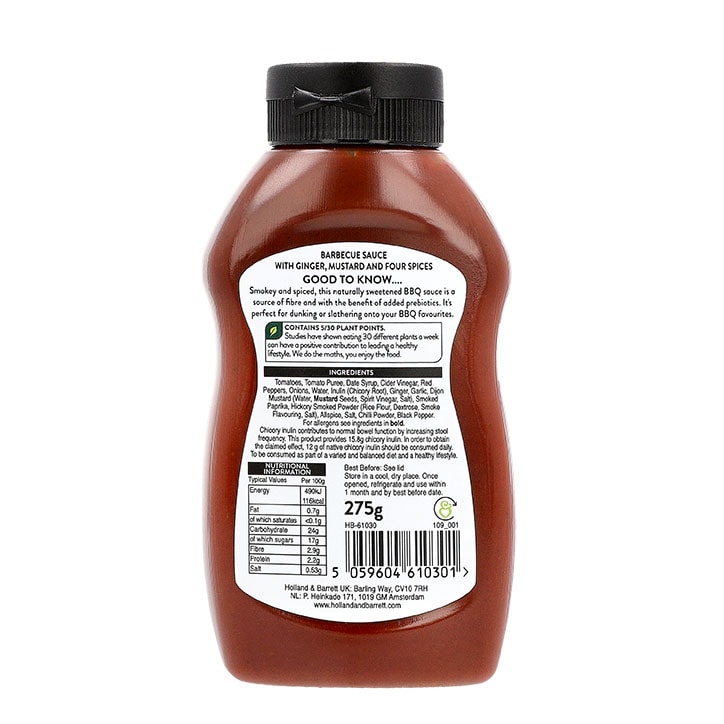 Holland & Barrett BBQ Sauce with Benefits 275g